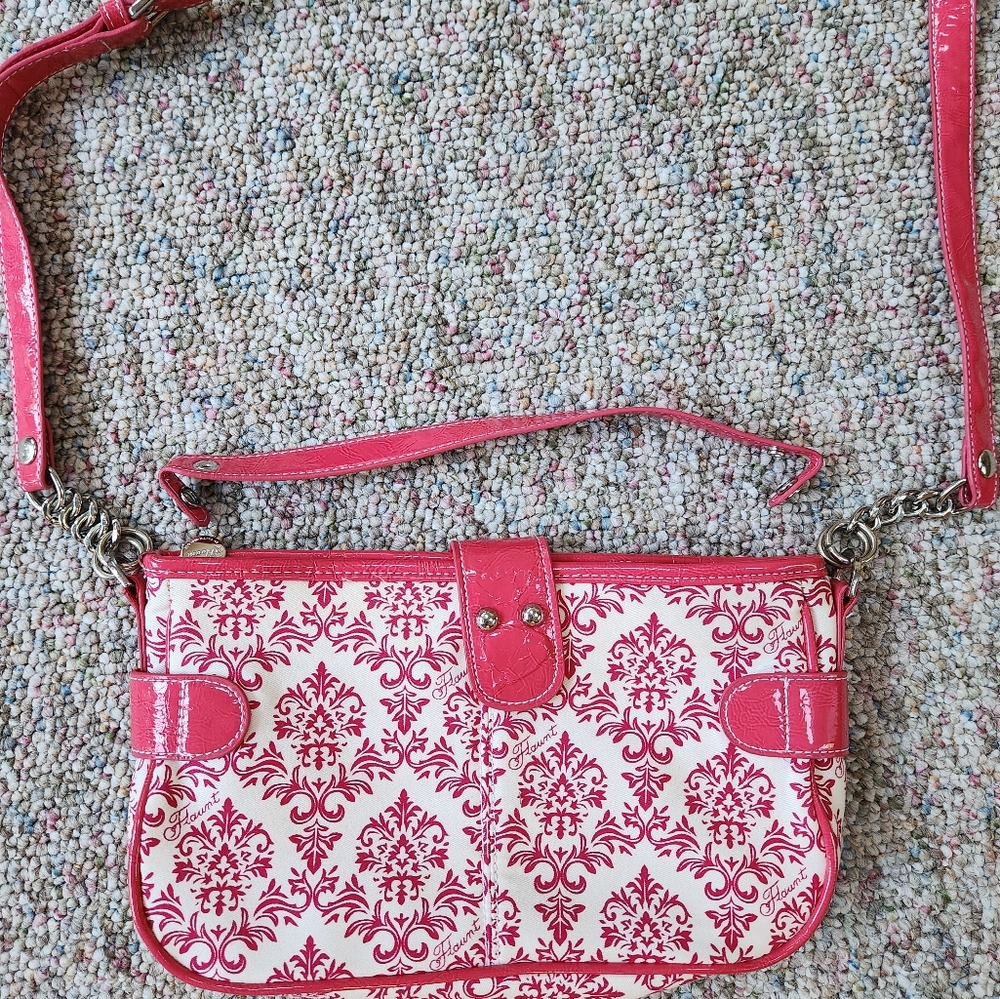 FLAUNT By Faith Nicole Pink Fuchsia PURSE Bag - Picture 10 of 14